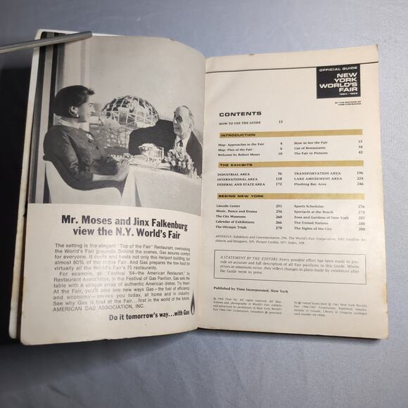1964-65 New York World's Fair Lot Official Guide Map Postcards Futurama Ephemera - Picture 6 of 16